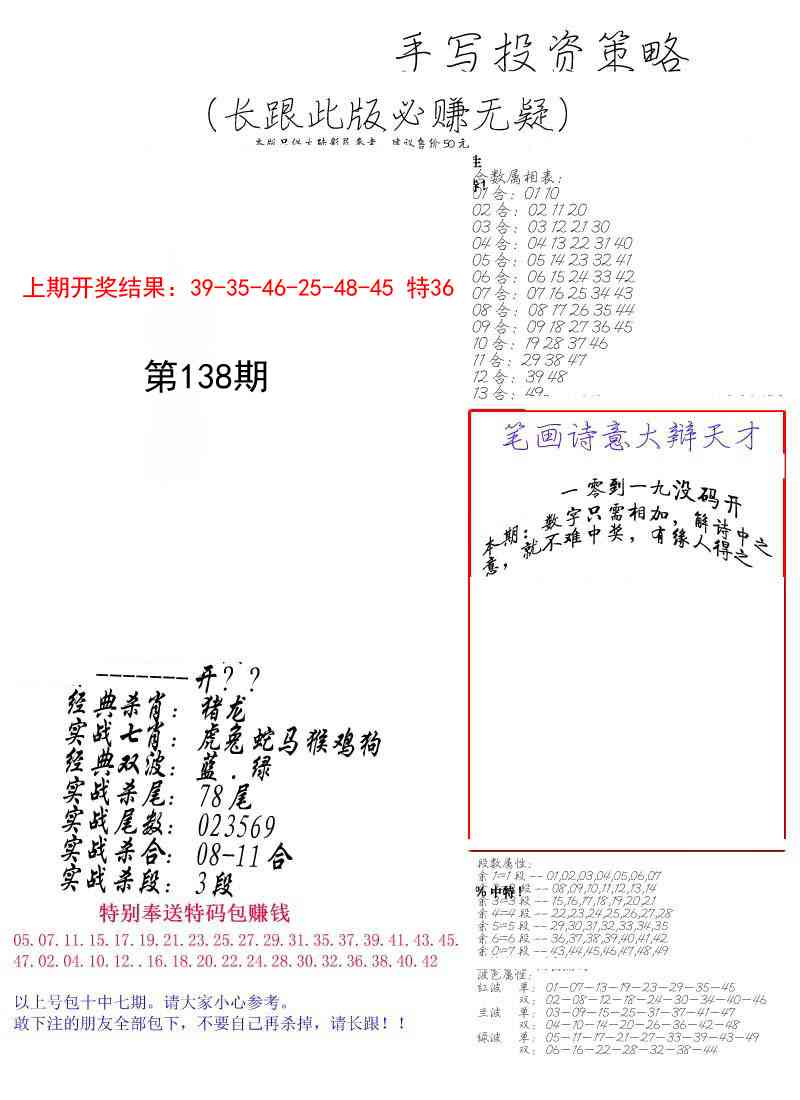 手写投资策略