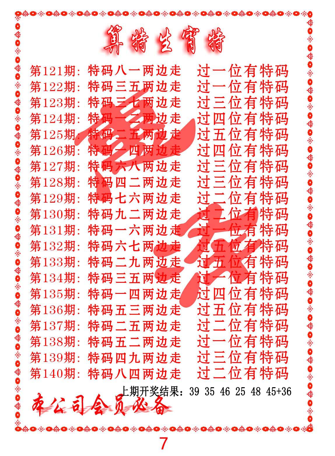 算特生肖诗