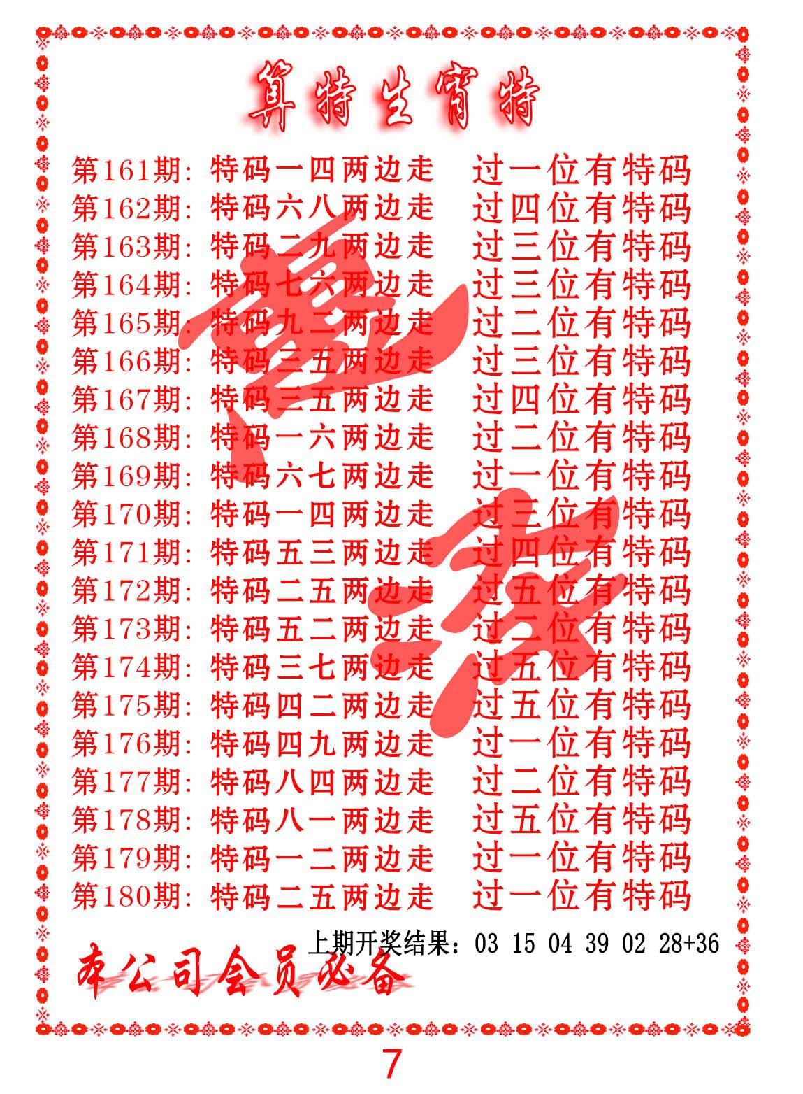 算特生肖诗