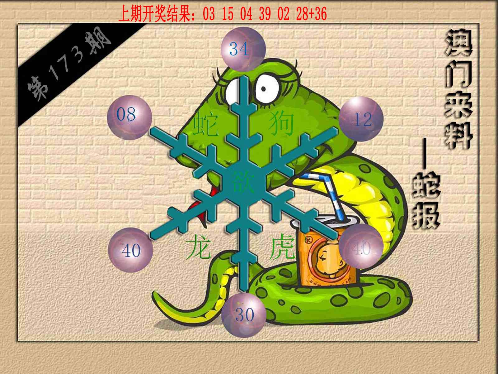 (来料)蛇报
