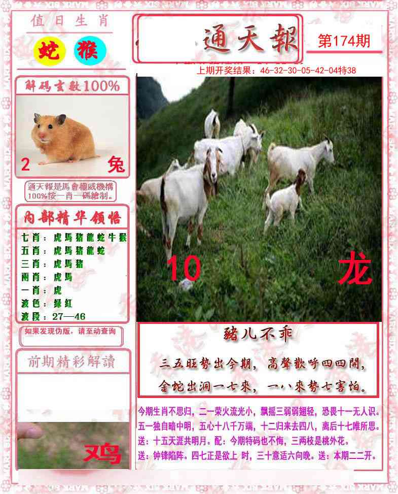 马经通天报