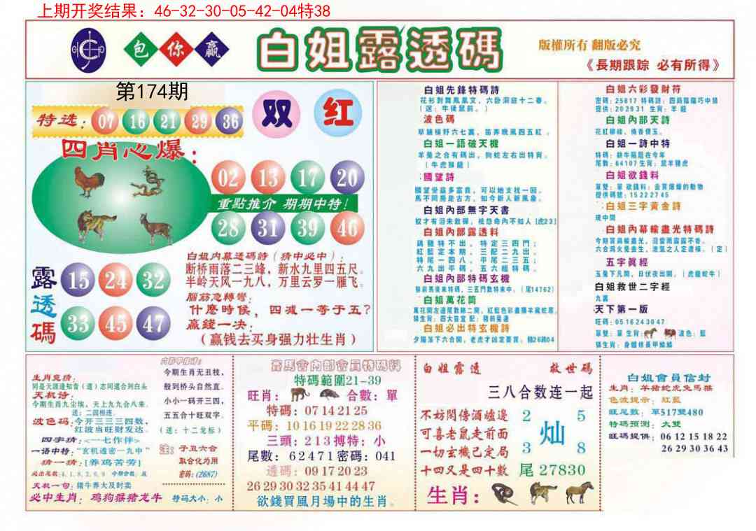 马会专刊B