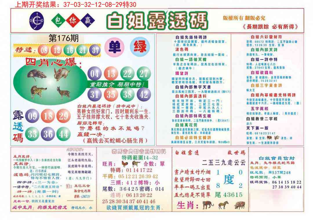 马会专刊B