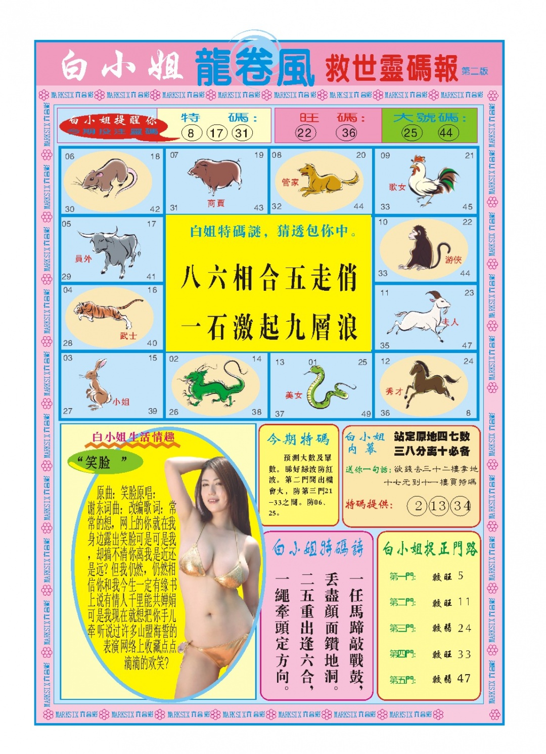 白小姐龙卷风B