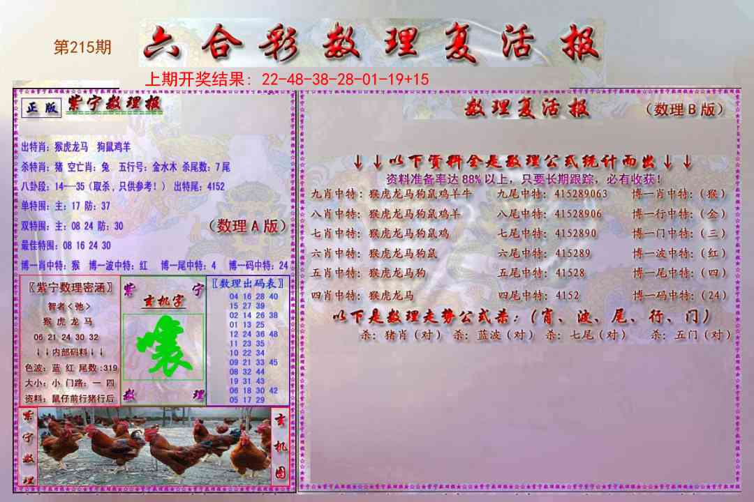 数理复活报