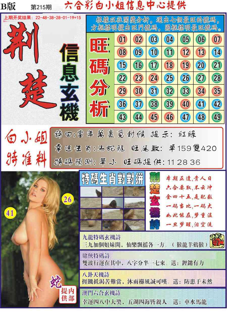 荆楚信息玄机B