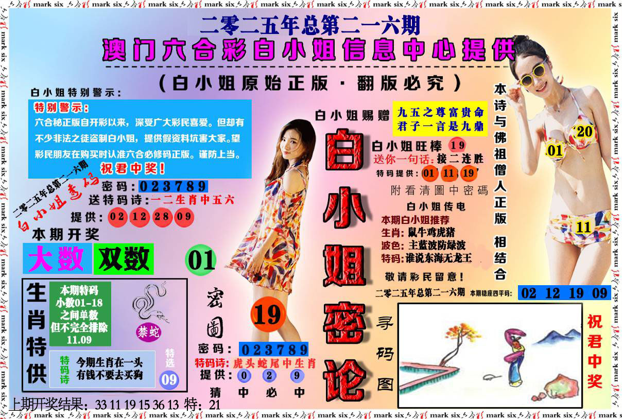 白小姐密论