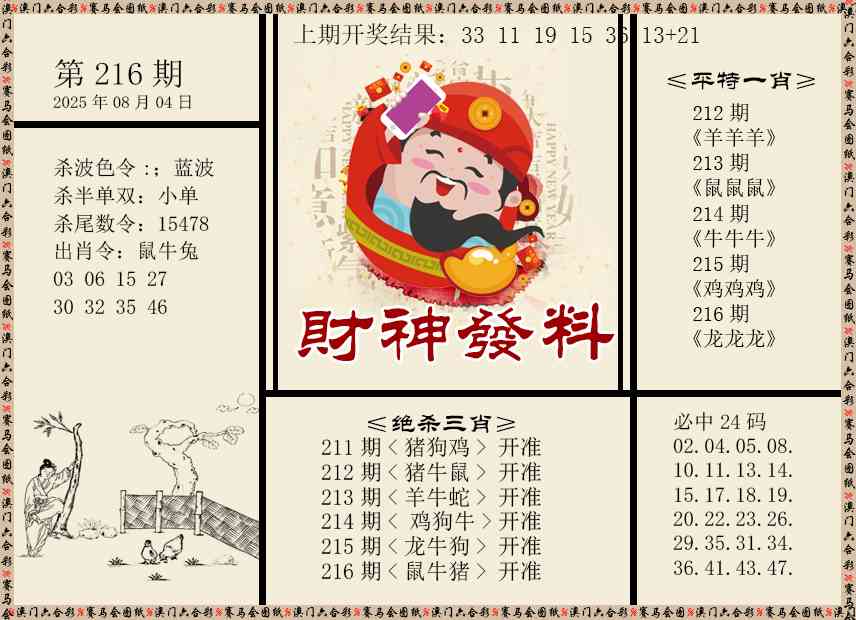 财神发料