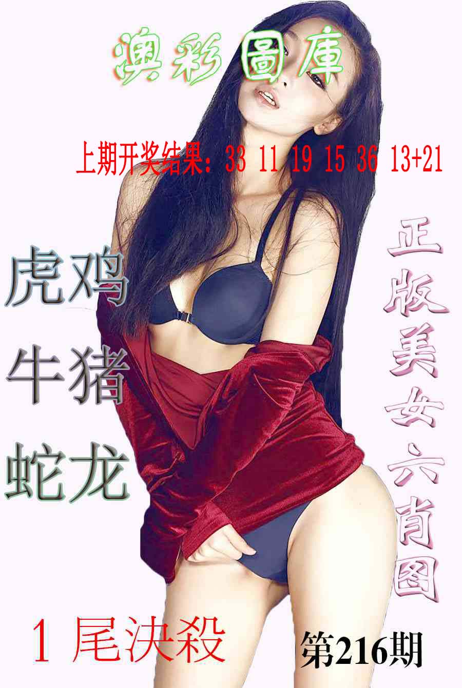 美女六肖图-1