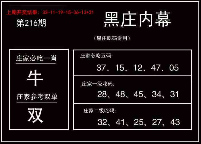 黑庄内幕