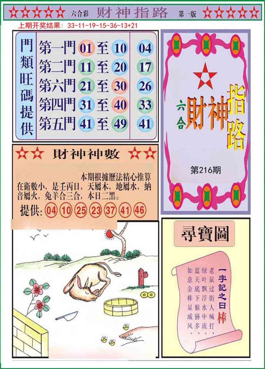 财神指路A