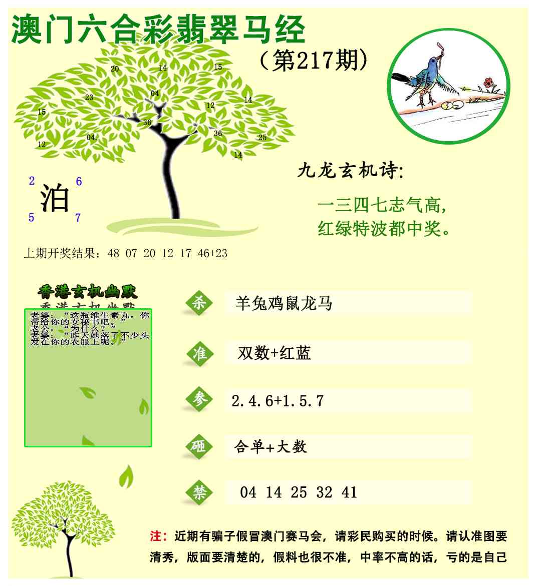 翡翠马经