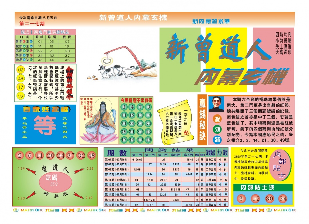 新曾道人内幕A