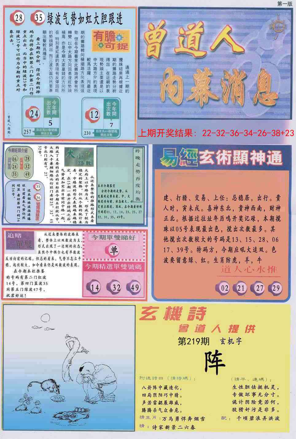 曾道人内幕消息A