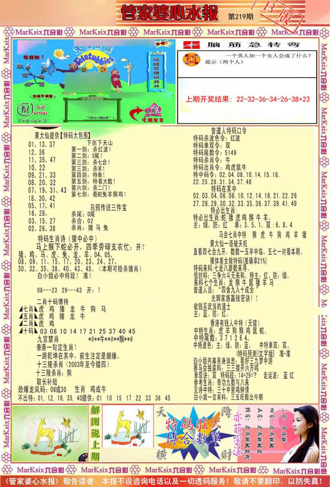 管家婆心水报B