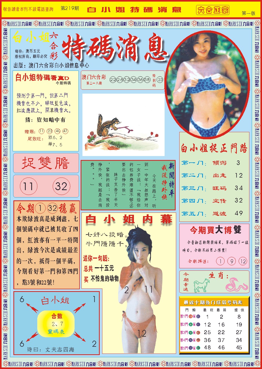 白小姐特码消息A