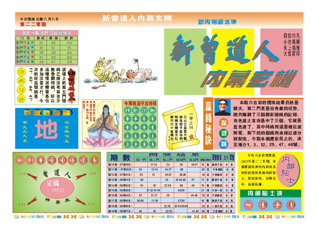 新曾道人内幕A