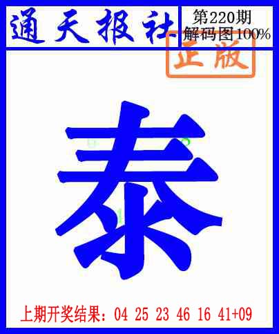 通天报解码图