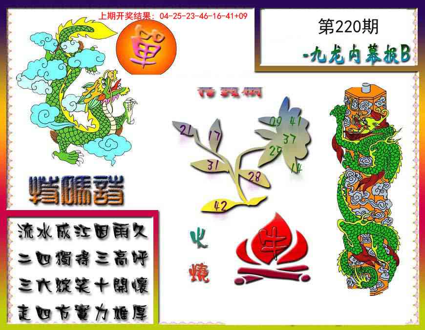 九龙内幕特肖图a