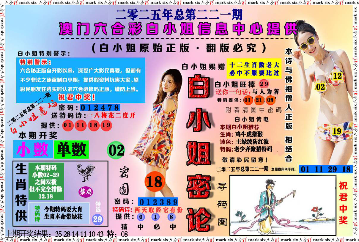 白小姐密论