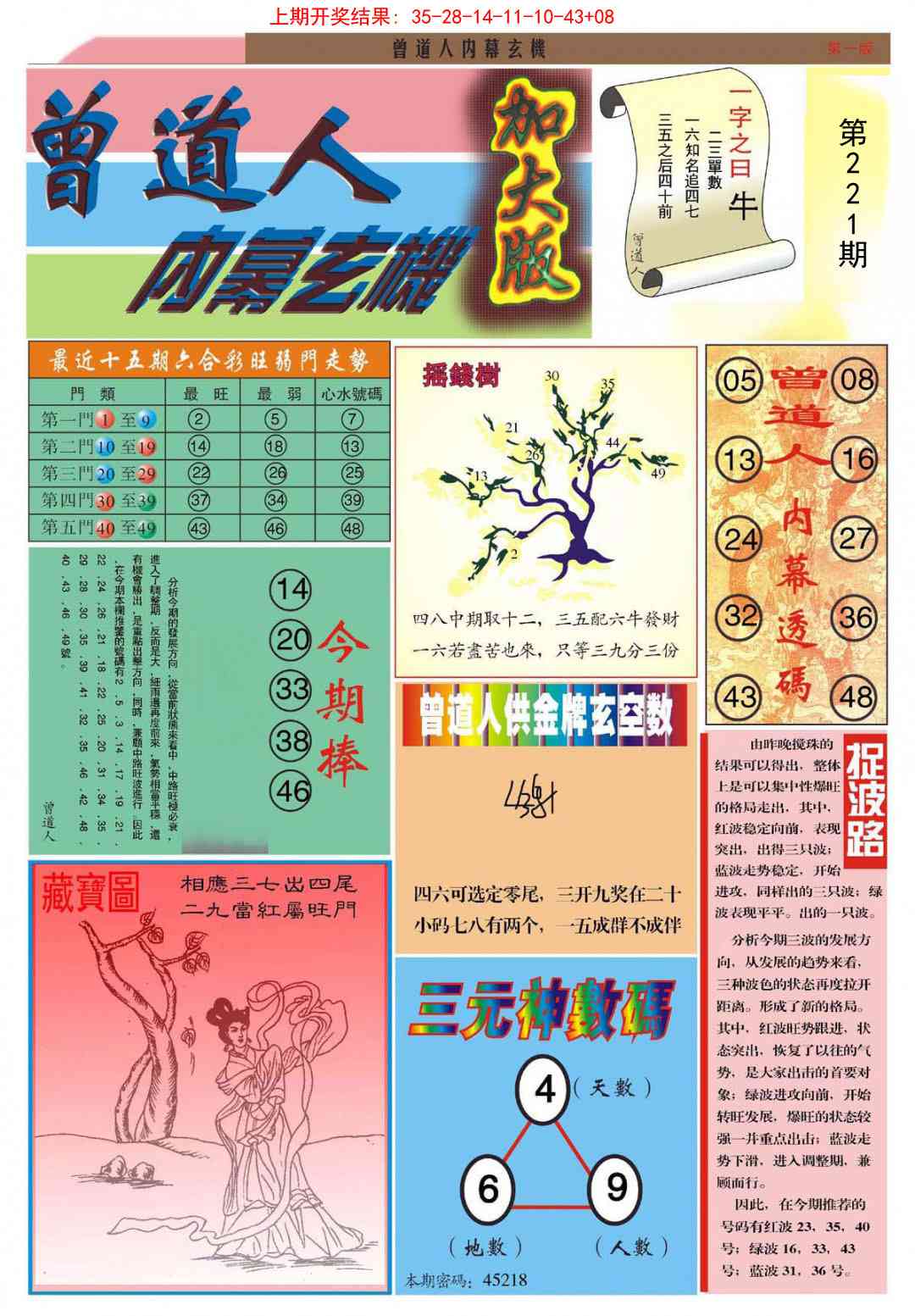 曾道人内幕A加大版