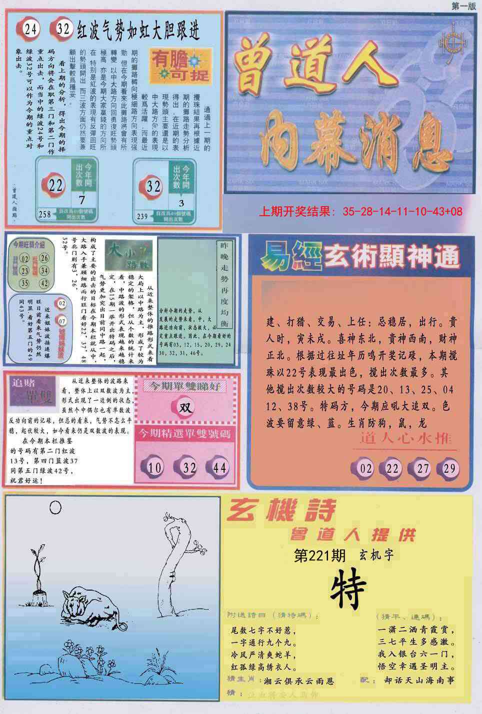 曾道人内幕消息A