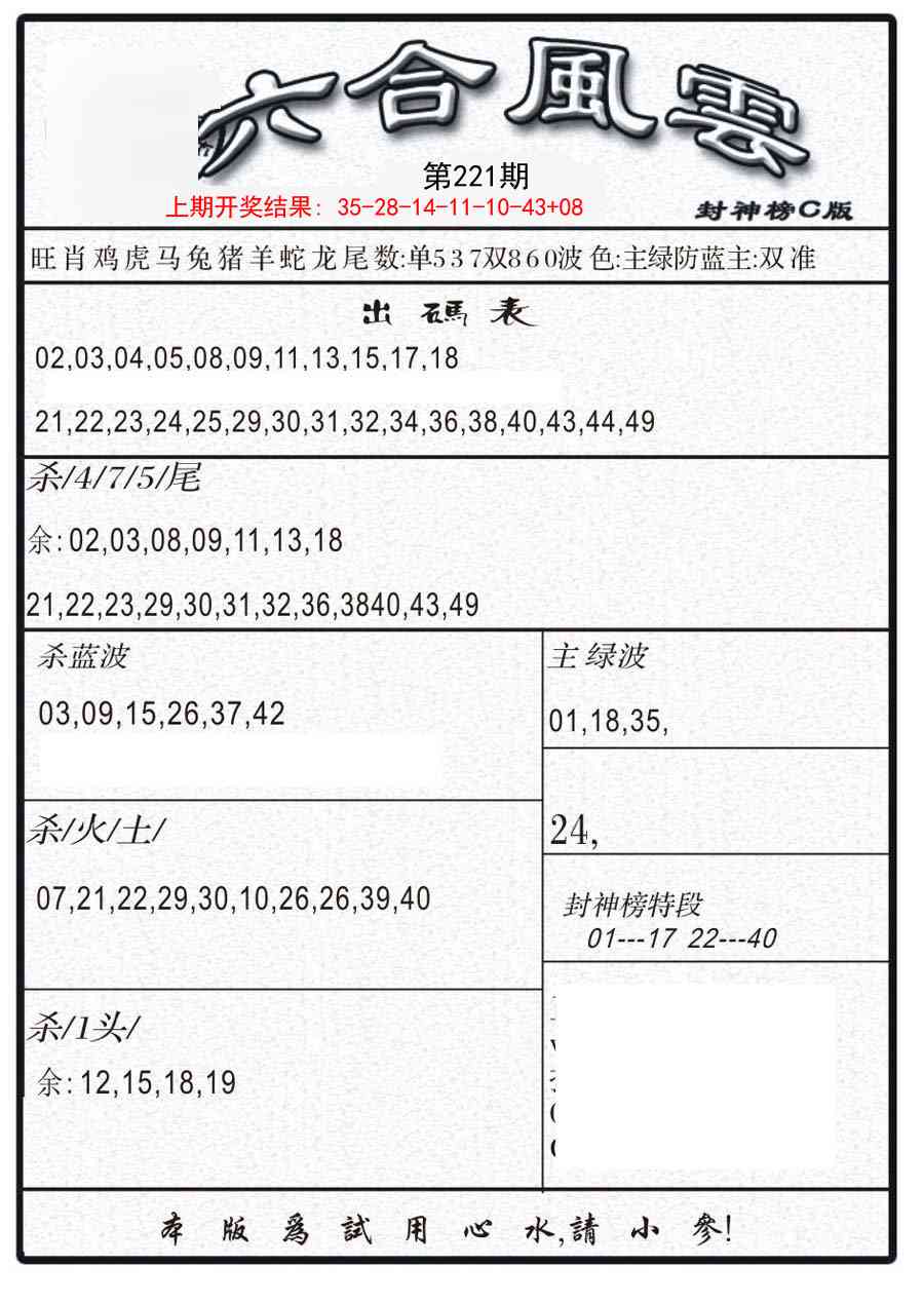 六合风云B