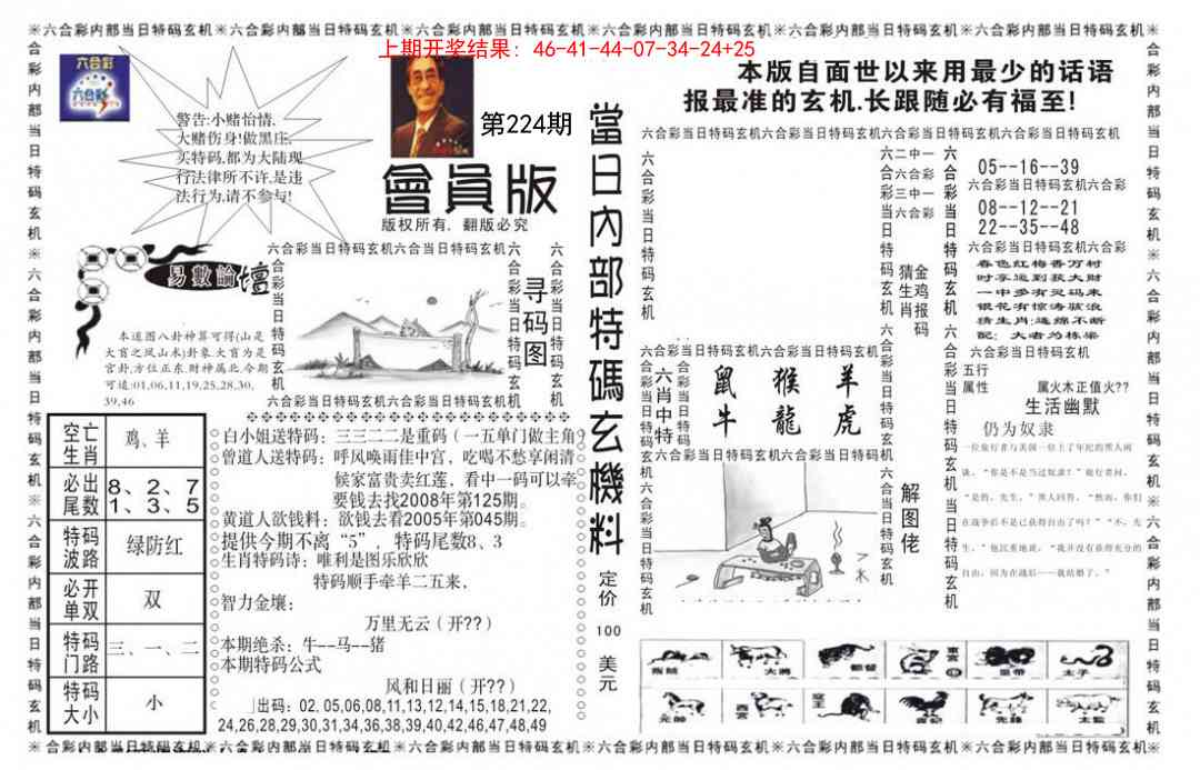 当日特码玄机报