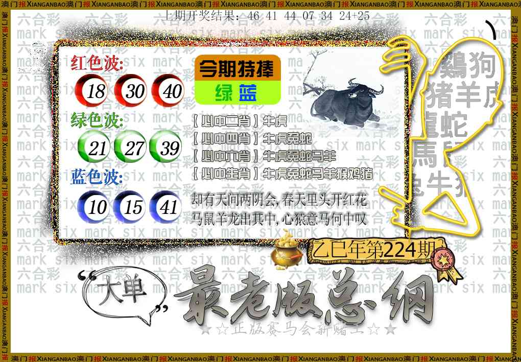 最老版总纲