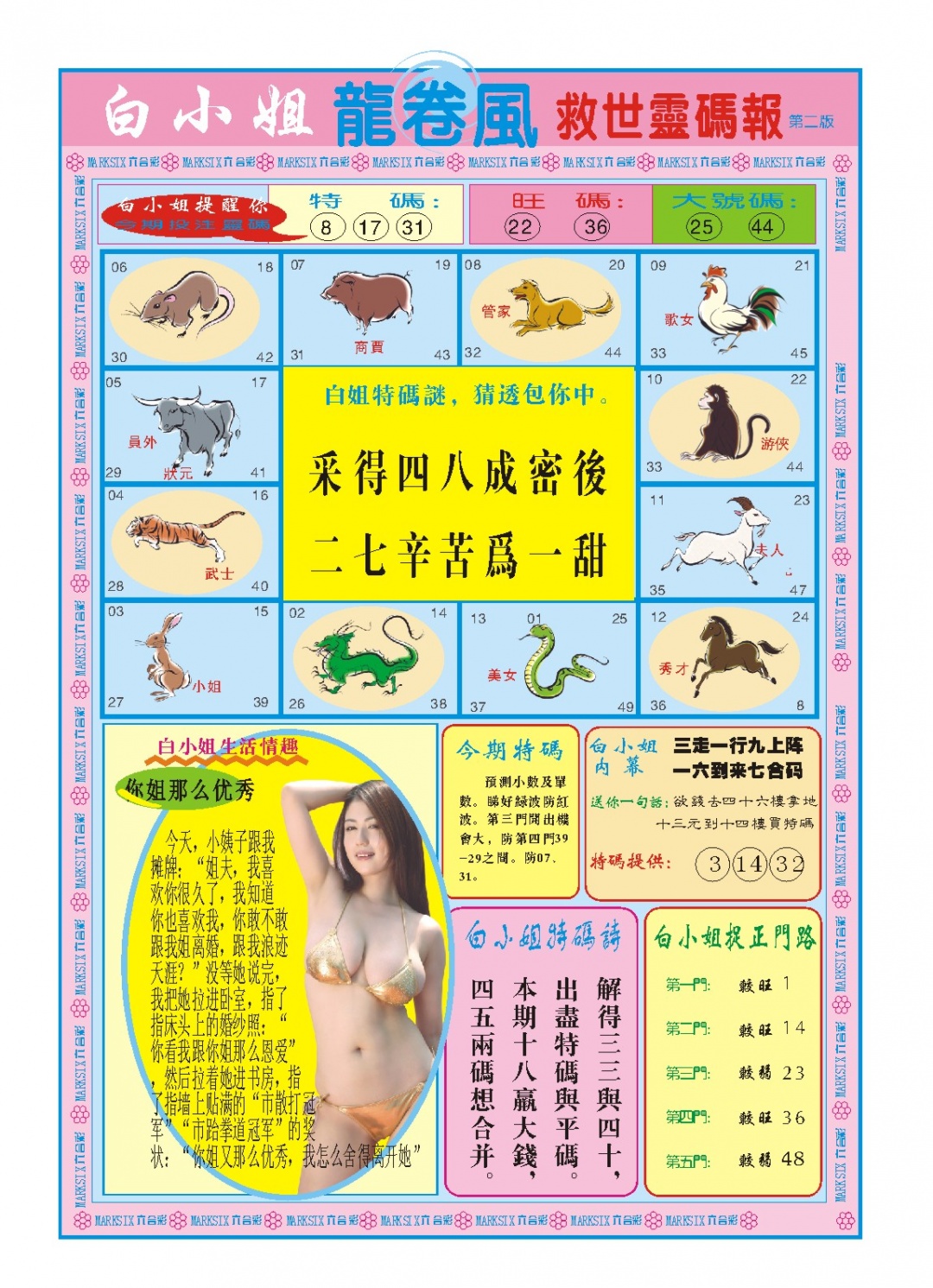 白小姐龙卷风B