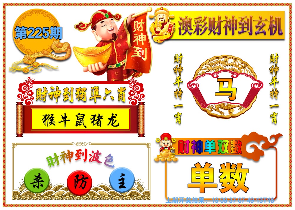 澳门财神到玄机