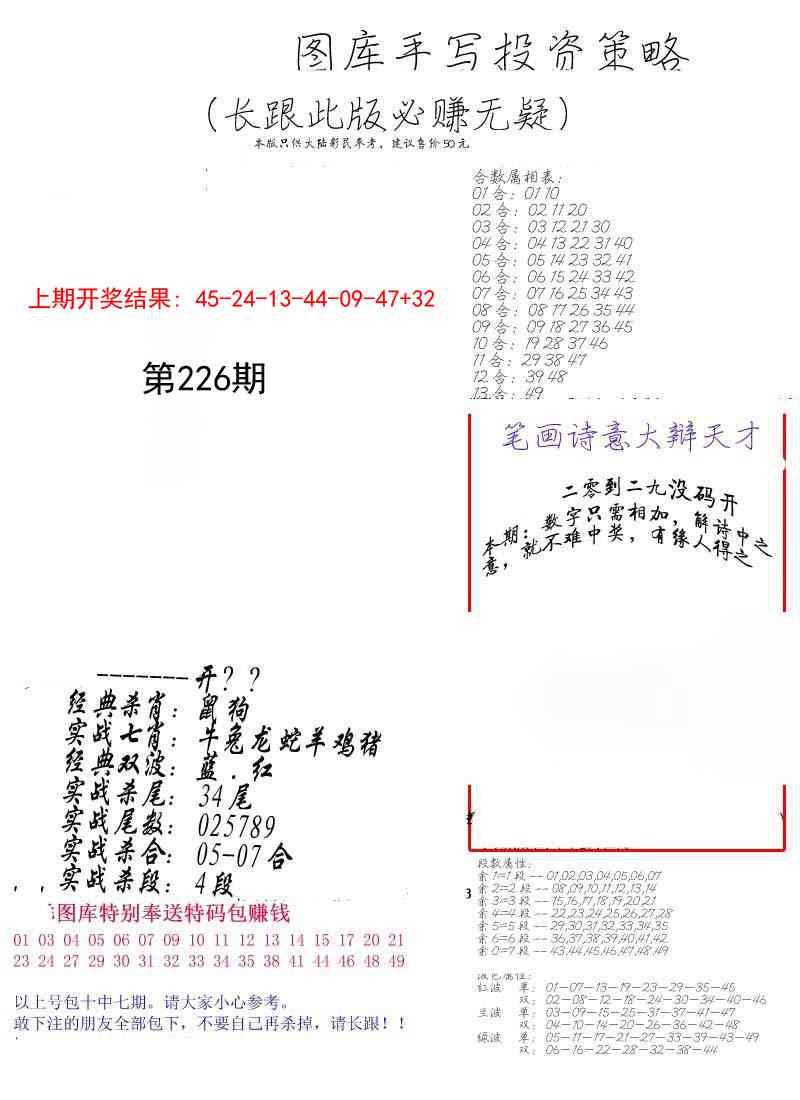 手写投资策略