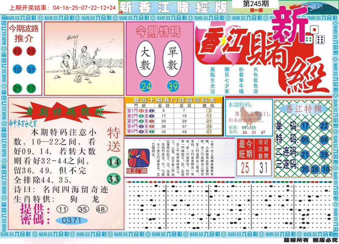 新香江赌经A