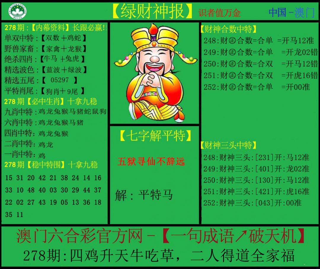 澳门马会贴士