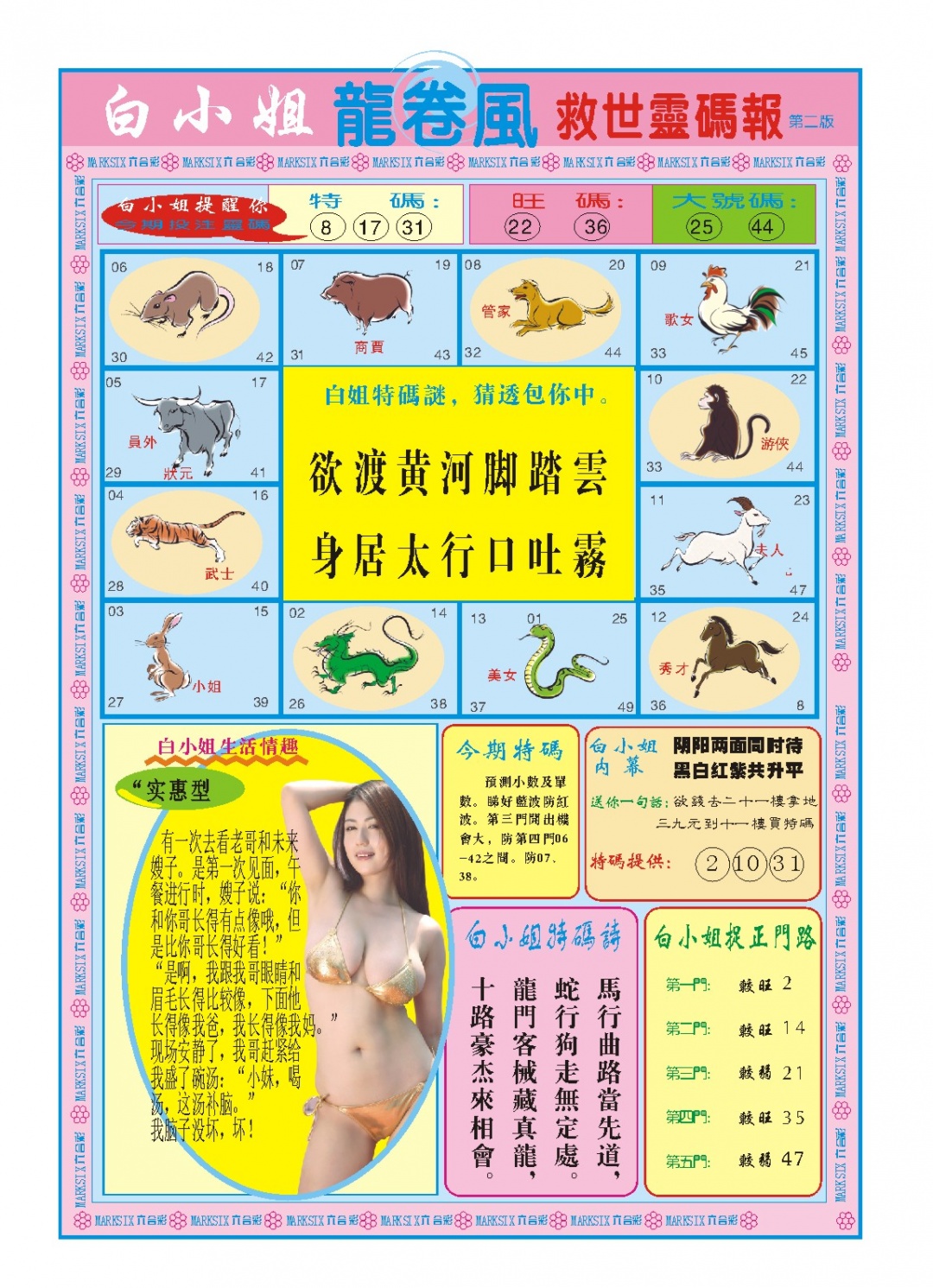 白小姐龙卷风B