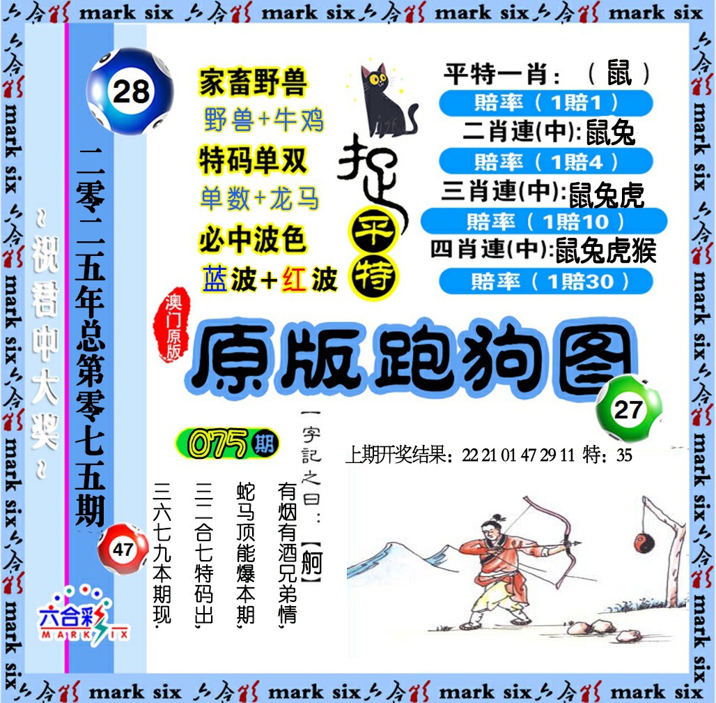 原版跑狗图