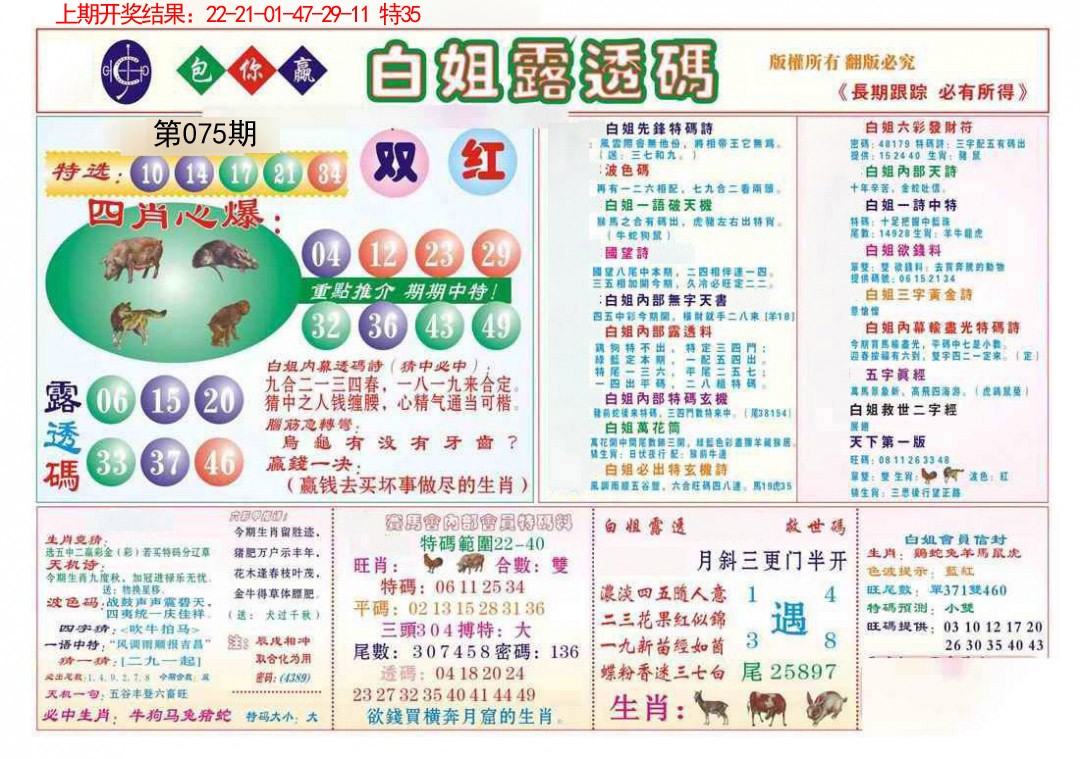马会专刊B