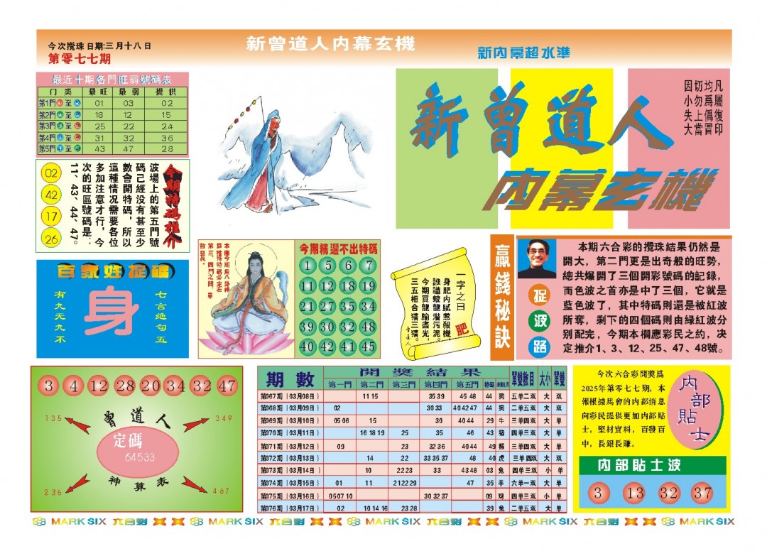 新曾道人内幕A