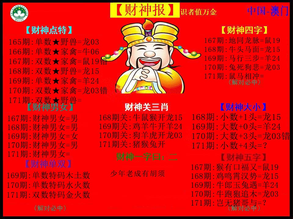 如遇图片未显示，请开奖日六点后查看