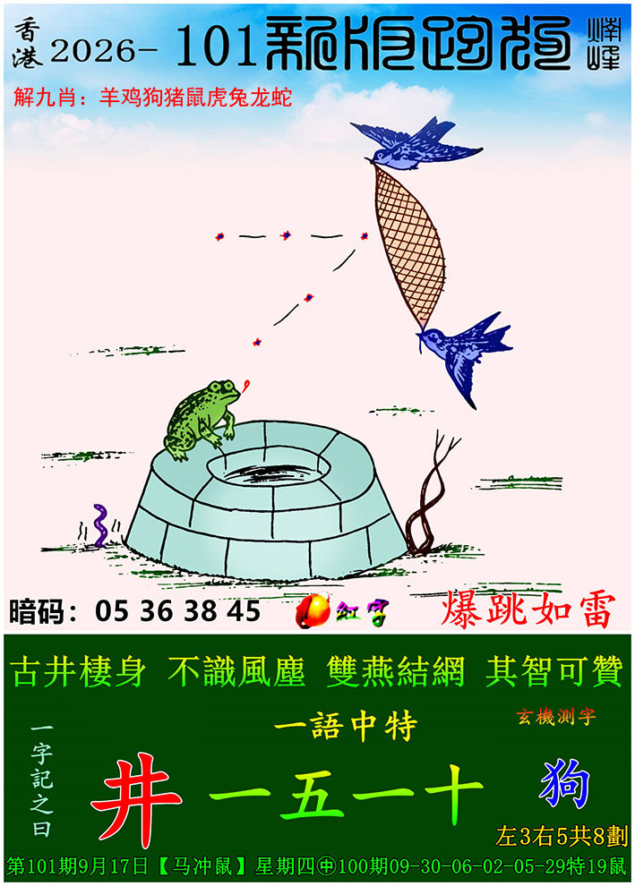新版跑狗图更新中